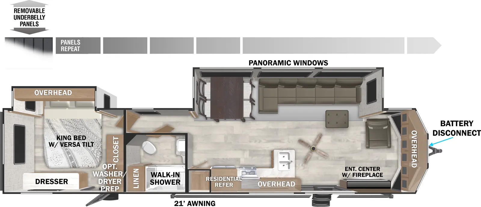 Wildwood Lodge 40FDEN Floorplan